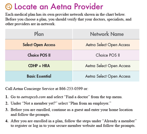 Locate an Aetna Provider 